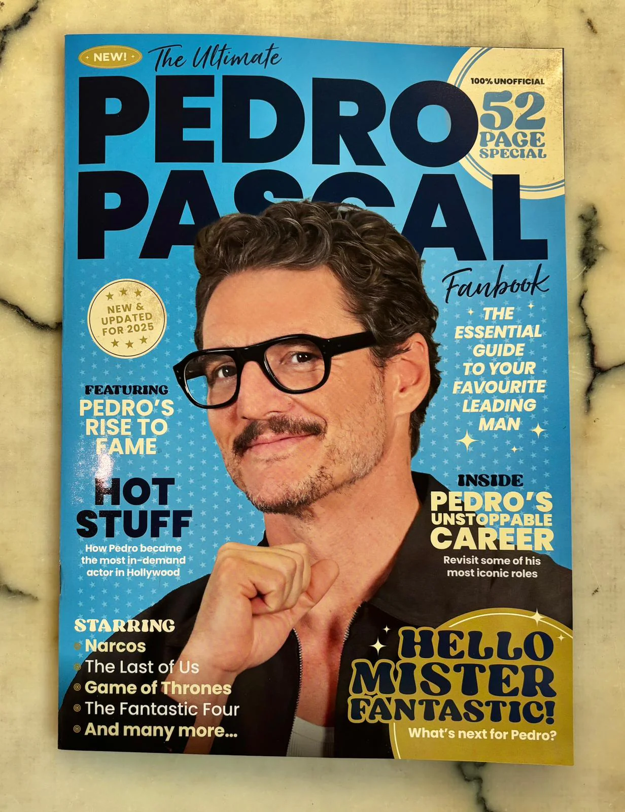 Ultimate Pedro Pascal Fan Pack: Including a Huge double sided poster, 2026 Calendar and sticker sheet - Image 3